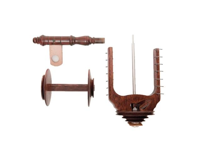 Kromski Jumbo Flyer Kit for Single Drive Wheels - Mahogany