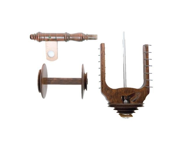 Kromski Jumbo Flyer Kit for Single Drive Wheels - Walnut