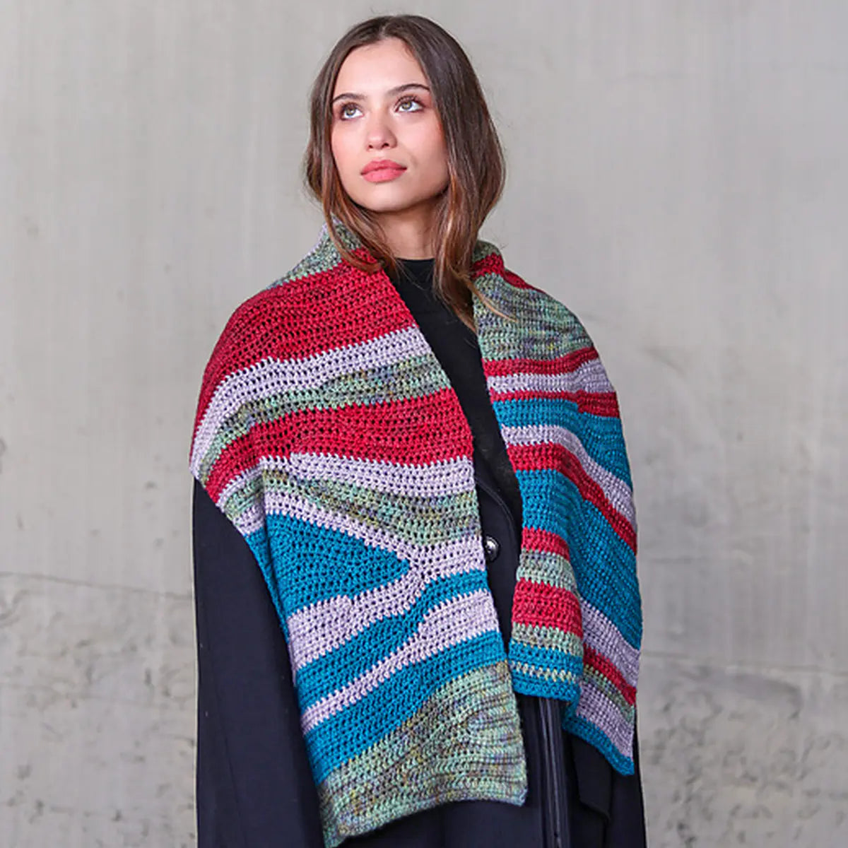 Tentacles Wrap - Malabrigo Crochet Shawl Pattern by Dora Ohrenstein