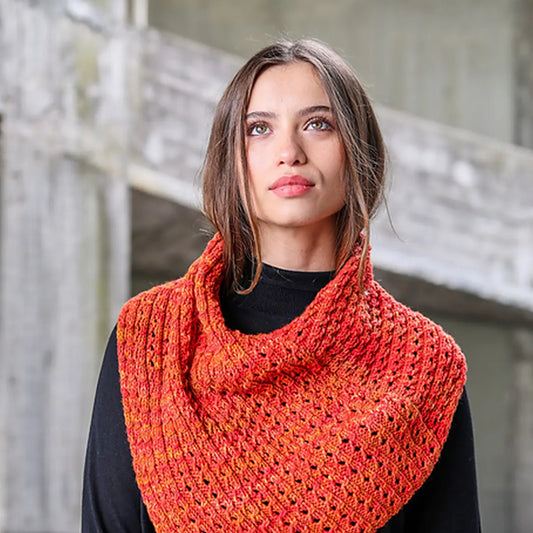 Vineyard Cowl - Malabrigo Shawl Pattern by Knit Sisu