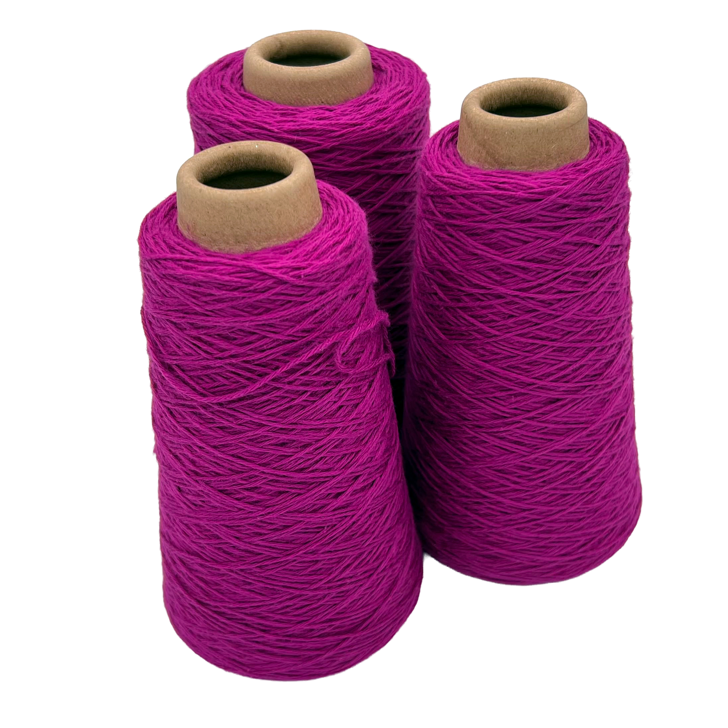 8/4 Cotton Weaving Yarn - Magenta | 4oz, 8oz, or 16oz Cones by Lofty Fiber