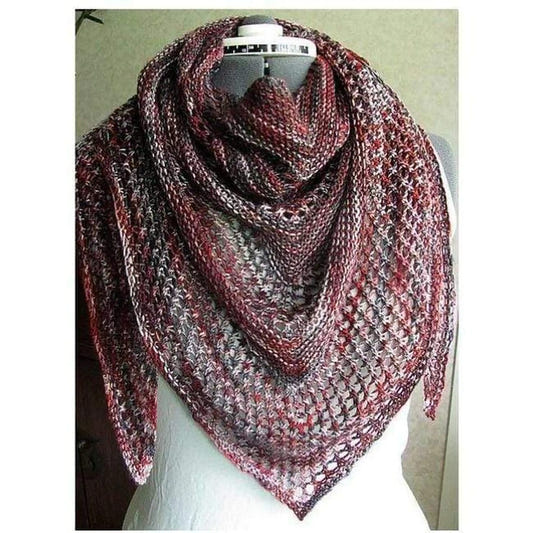 Reyna Shawl Kit Featuring Malabrigo Mora Yarn-Kits-Sabiduria-
