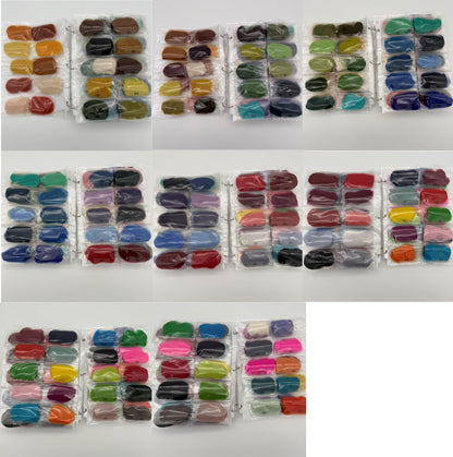 Paradise Fibers Dyed Merino Color Card