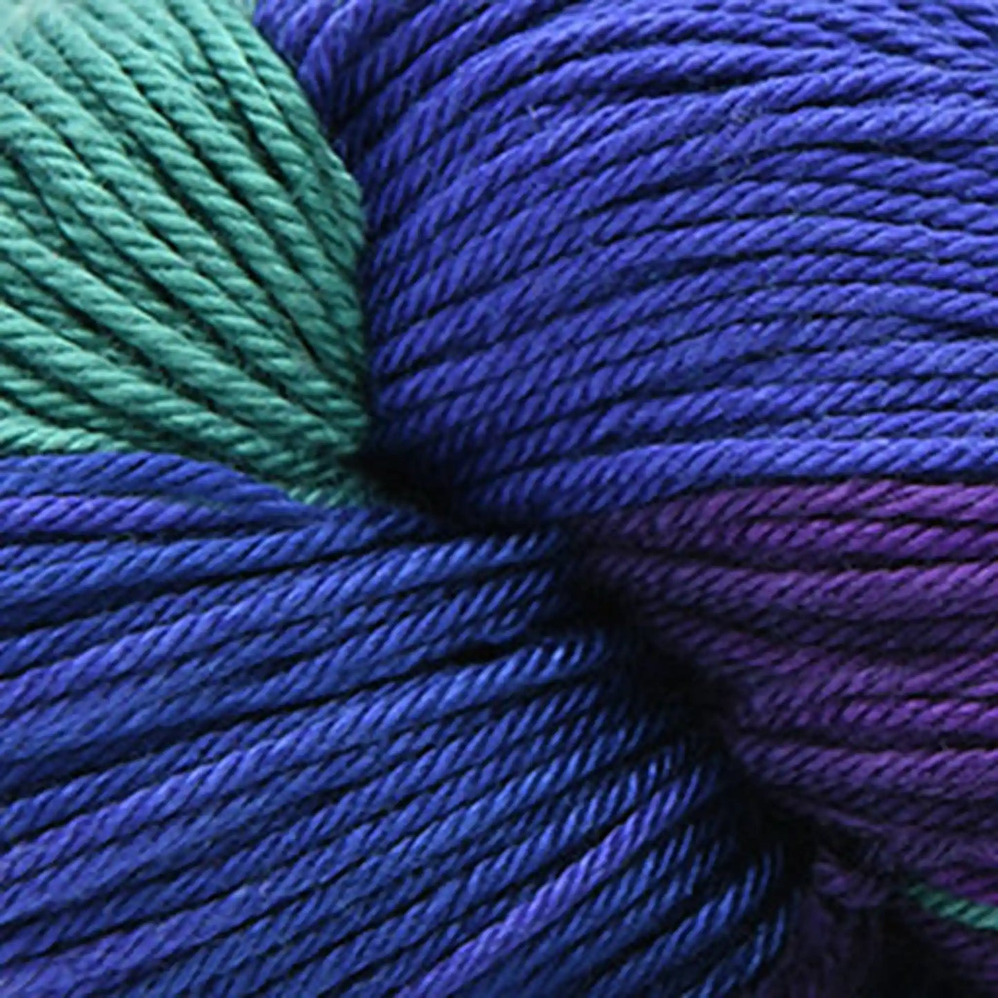 Cascade Noble Cotton Hand Dyed Light DK Yarn color 502 Hyacinth