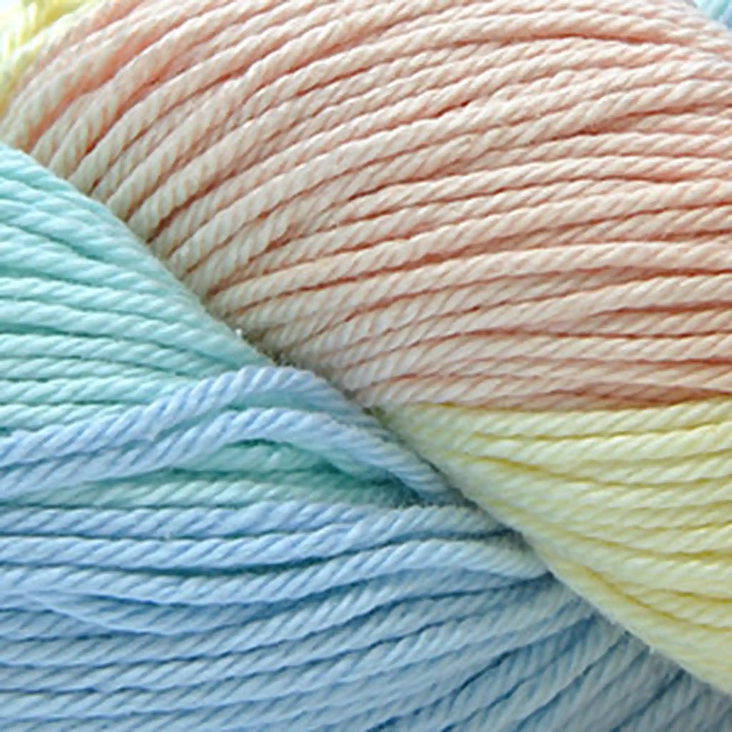 Cascade Noble Cotton Hand Dyed Light DK Yarn color 507 Taffy