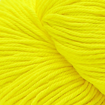 Cascade Noble Cotton Neon Yarn Light DK Yarn color 401 Yellow
