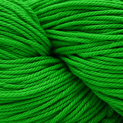 Cascade Noble Cotton Neon Yarn Light DK Yarn color 402 Green