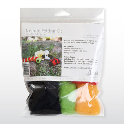 Ashford Needle Felting Kit - Bugs