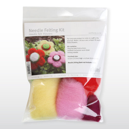 Ashford Needle Felting Kit - Flowers