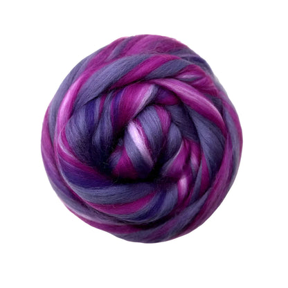 Multi Colored Merino Wool Top Northern Lights - Heavenly