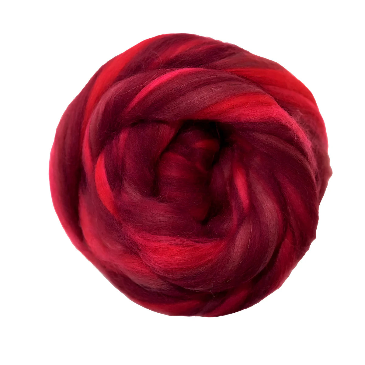 Multi Colored Merino Wool Top Northern Lights - Passion