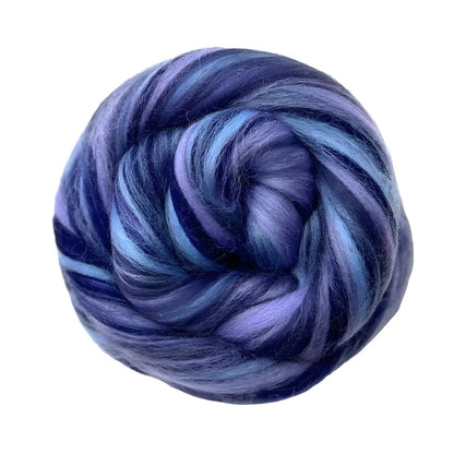 Multi Colored Merino Wool Top Northern Lights - Typhoon