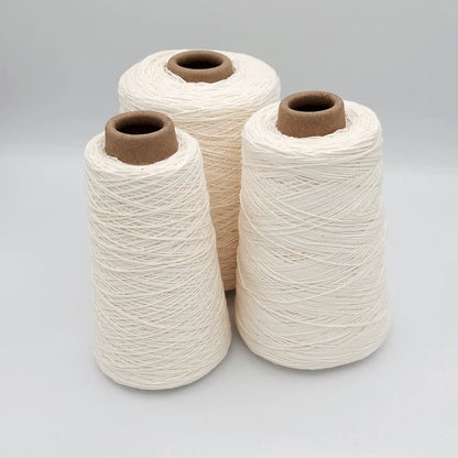 8/4 Cotton Weaving Yarn - Natural | 4oz, 8oz, or 16oz Cones by Lofty Fiber