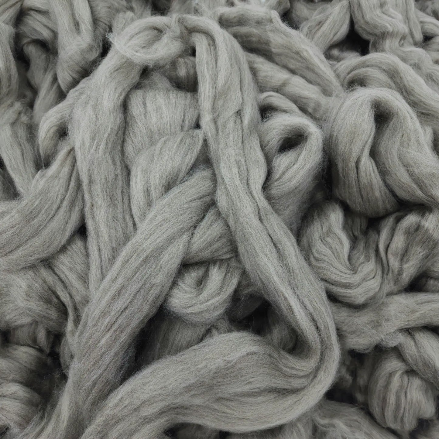 Superfine Natural Undyed Yak Top - Grey