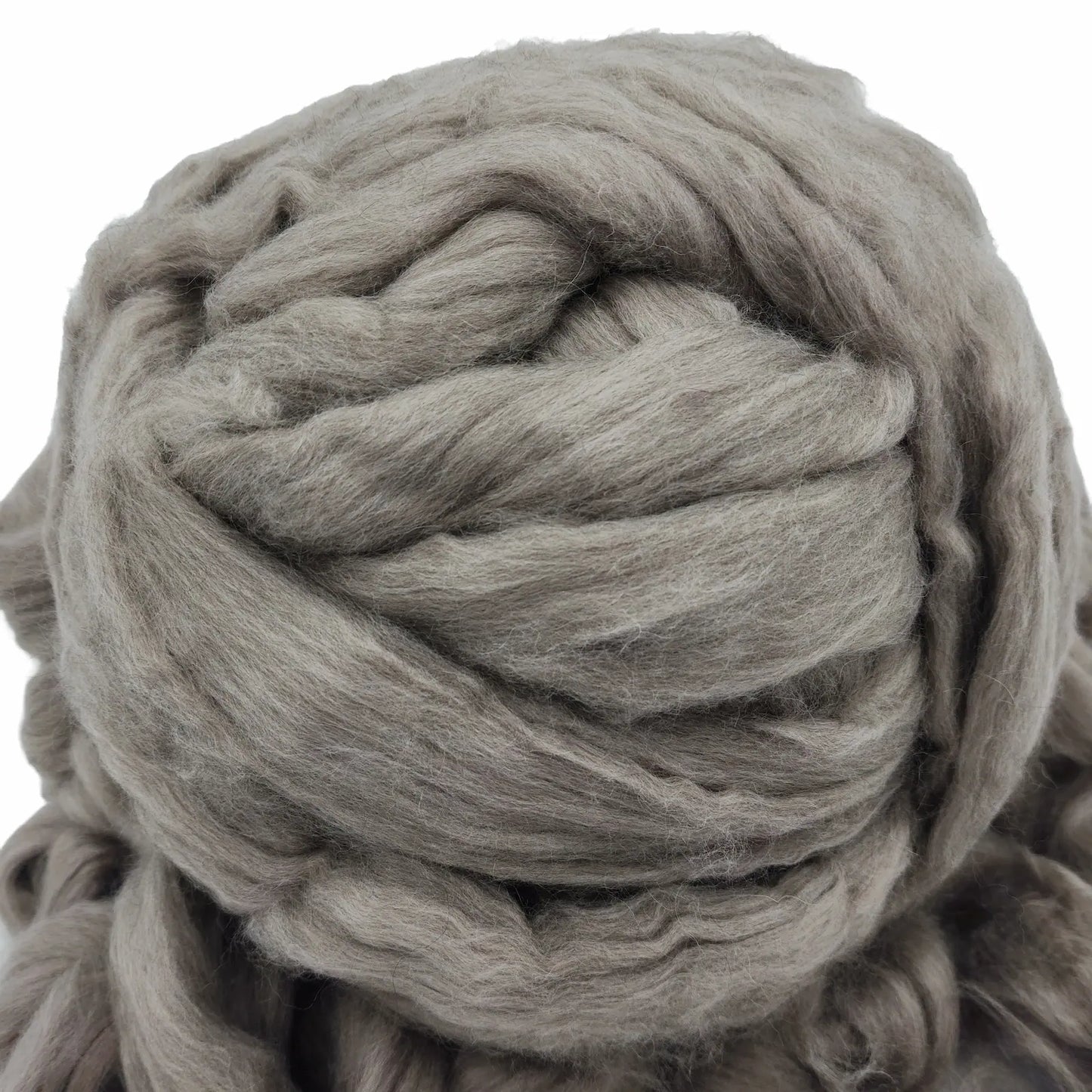 Superfine Natural Undyed Yak Top - Grey