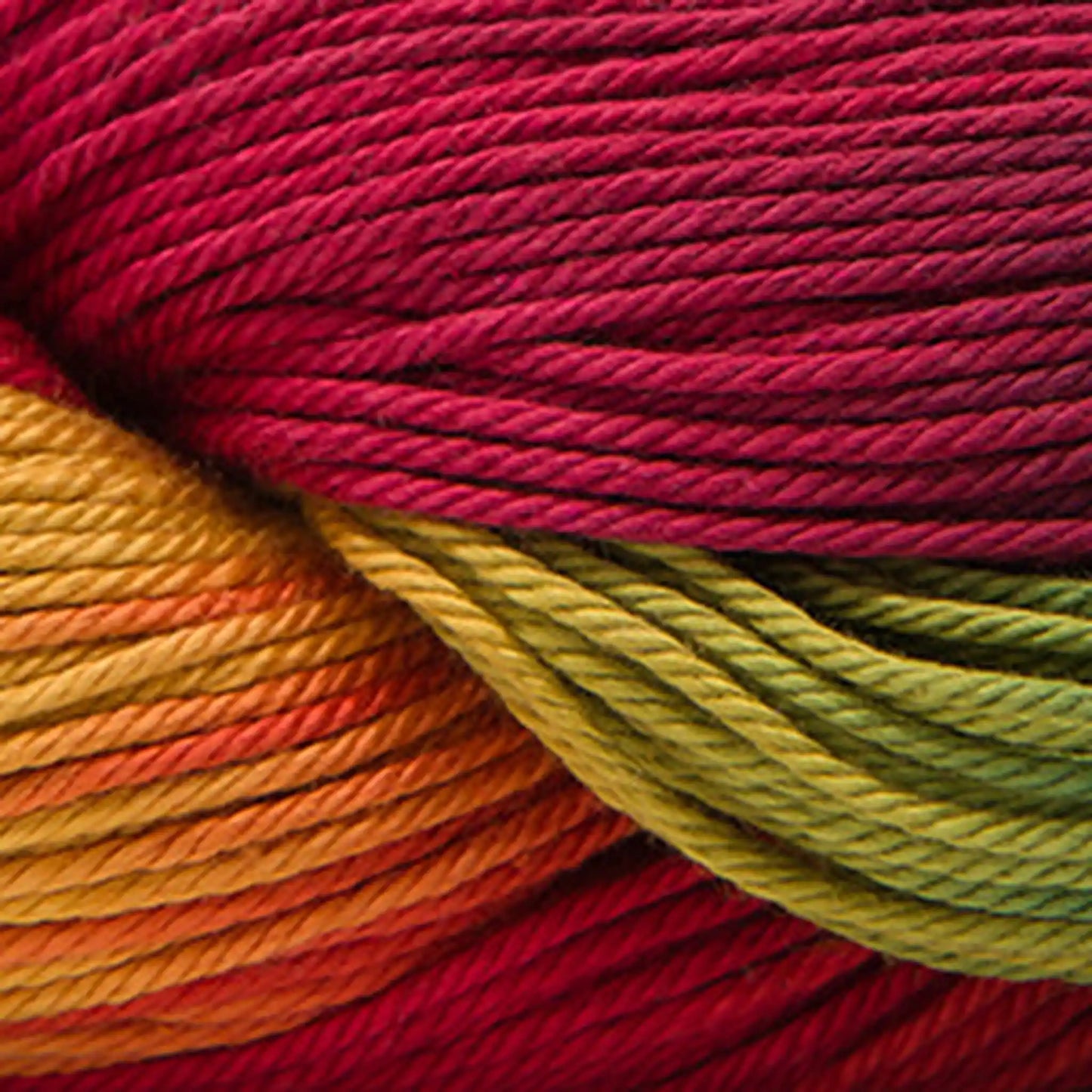 Cascade Noble Cotton Hand Dyed Light DK Yarn color 512 Elementary