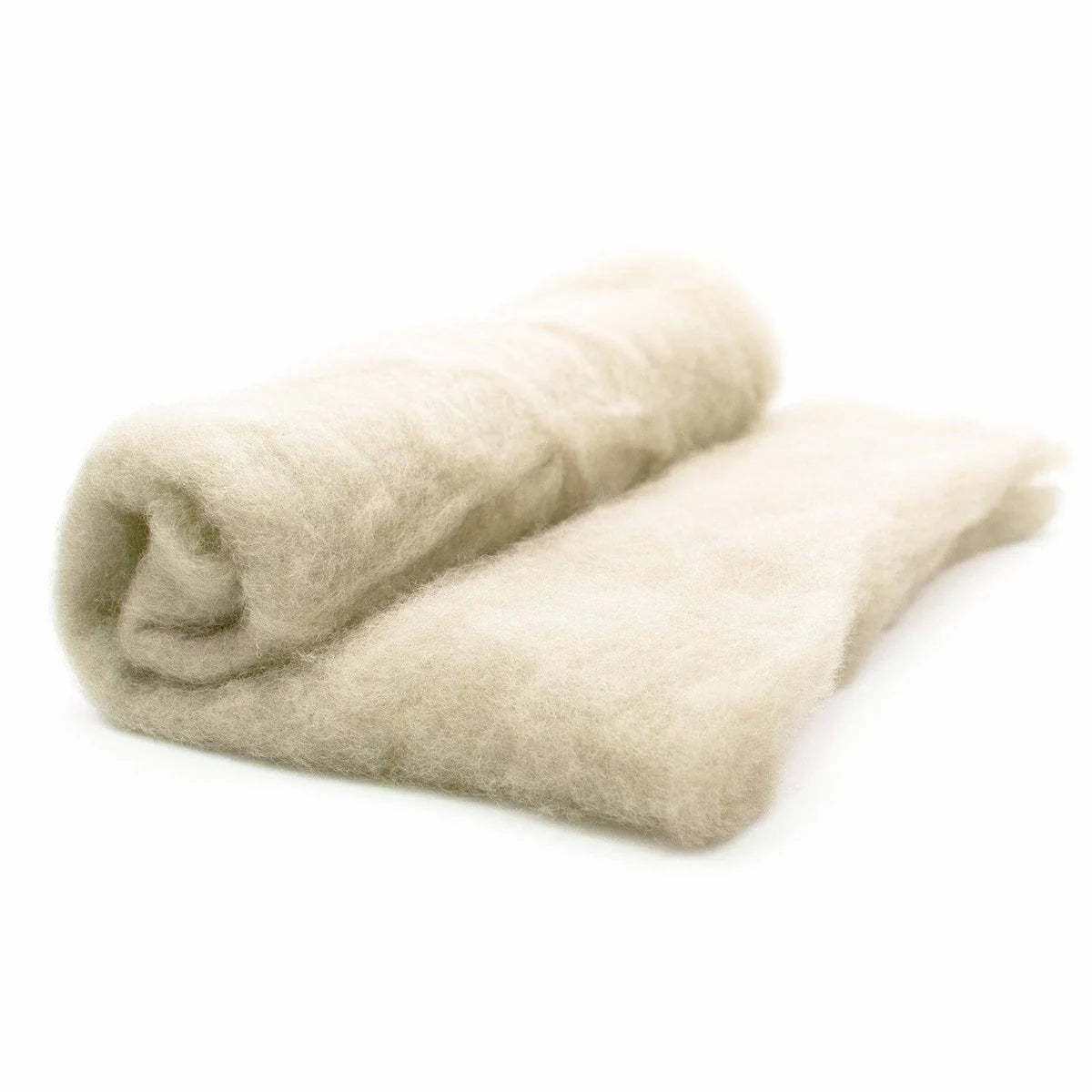 Natural White Cheviot Batt