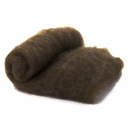Natural Brown Merino Batt