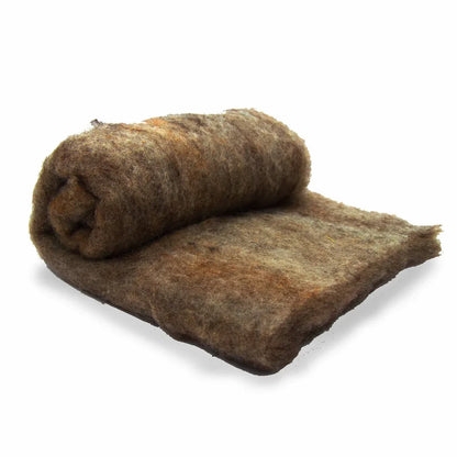 Natural Moorit Brown Shetland Batt