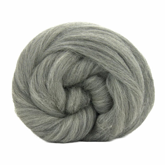 Natural Grey Merino Wool Top