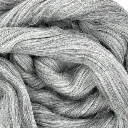 Natural Grey Merino Wool Top