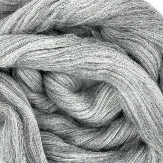 Natural Grey Merino Wool Top