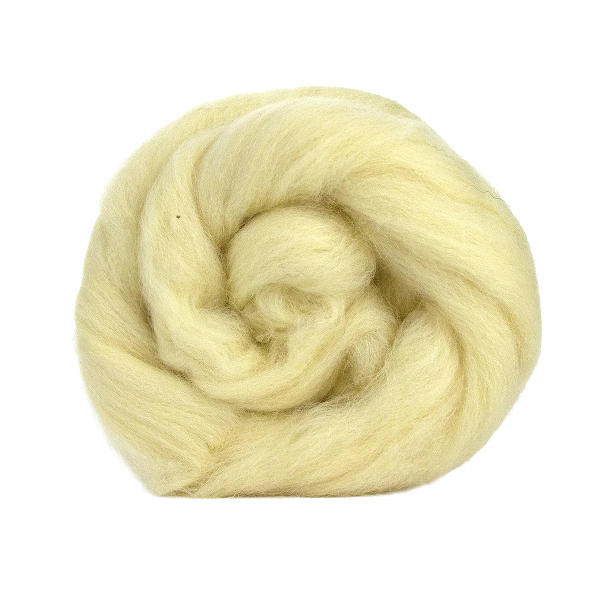 Paradise Fibers White Eider Wool Top