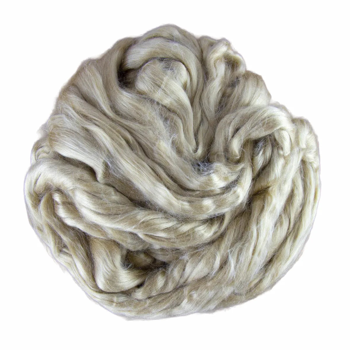 Muga Silk Top Fiber – Rare Natural Golden Silk