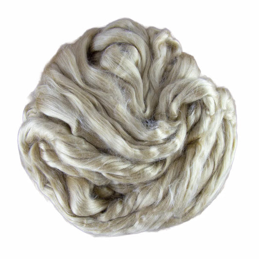 Muga Silk Top Fiber – Rare Natural Golden Silk