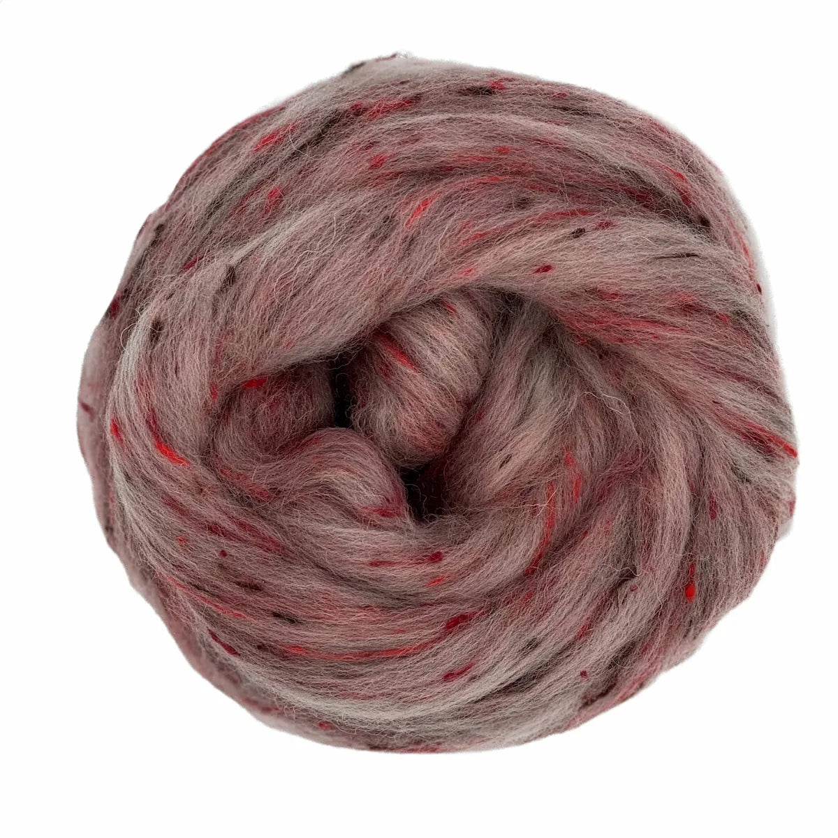 Fire Wool & Viscose Tweed Roving Fiber Blend