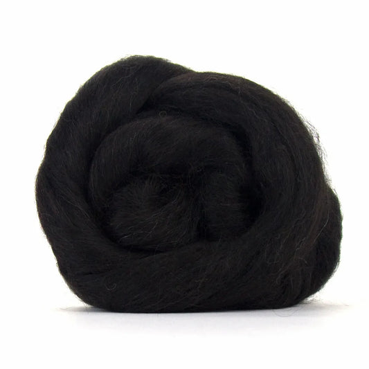 Paradise Fibers Baby Alpaca Wool Roving - Black