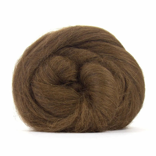 Paradise Fibers Baby Alpaca Wool Roving - Dark Brown
