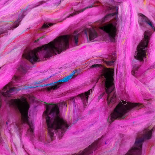 Paradise Fibers Sari Silk - Fireworks