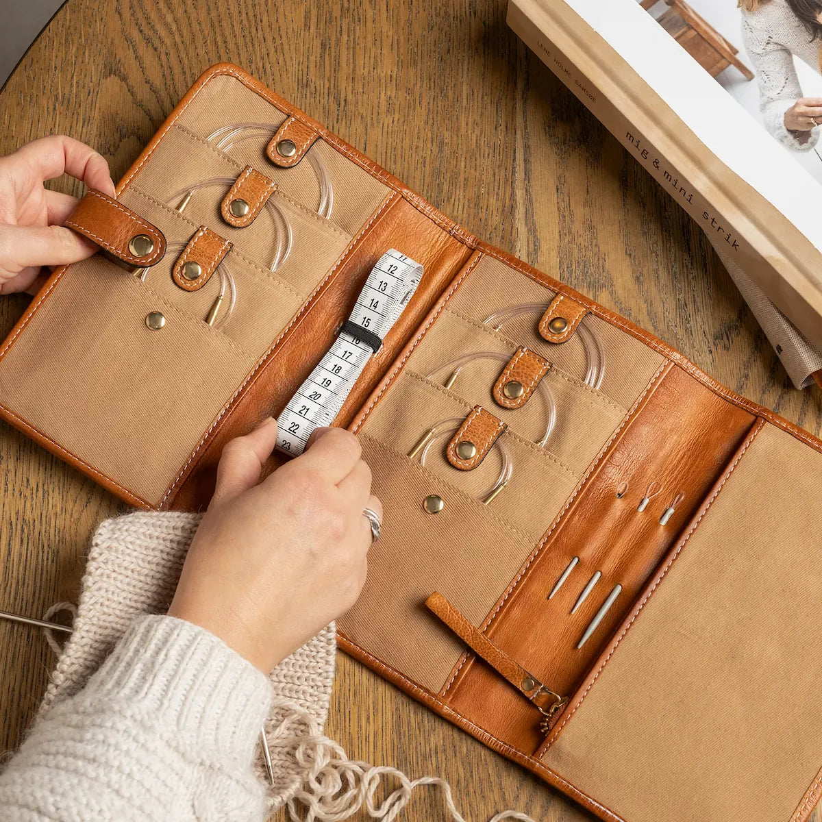 RE:DESIGNED Project 7 - Leather Circular Needle Case