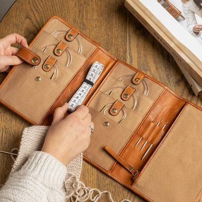 RE:DESIGNED Project 7 - Leather Circular Needle Case