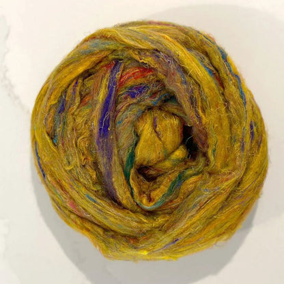 Recycled Sari Silk Top - Carousel
