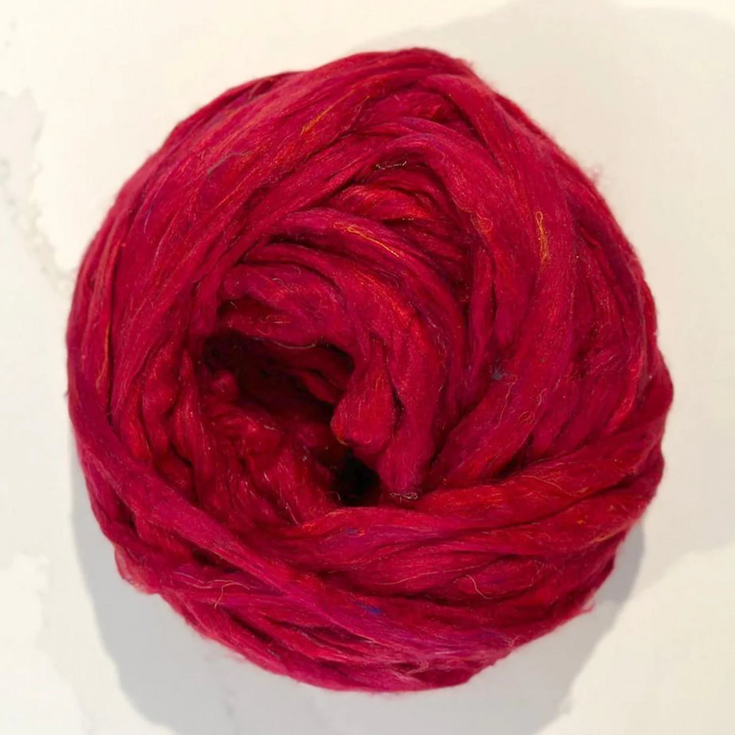Recycled Sari Silk Top - Rosette