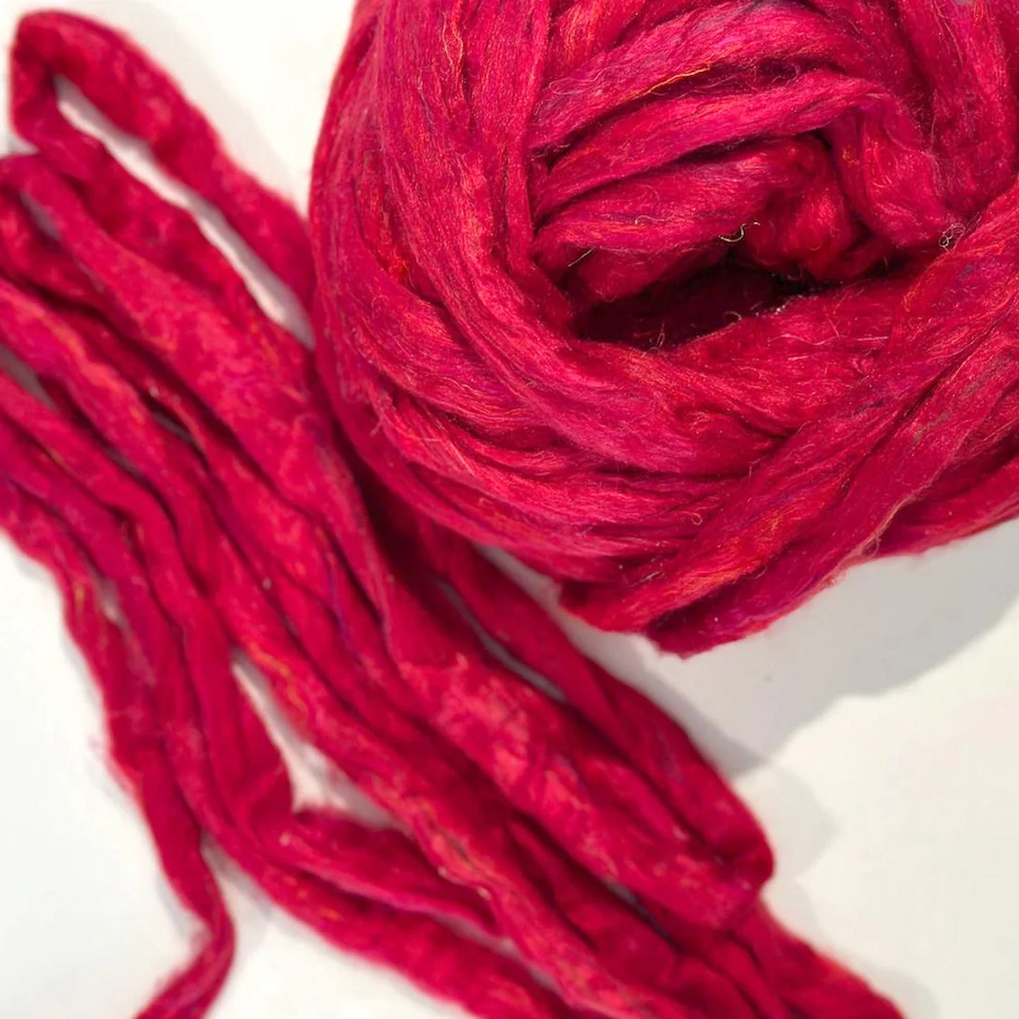 Recycled Sari Silk Top - Rosette