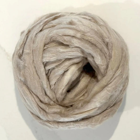 Recycled Sari Silk Top - Yeti