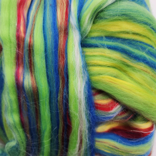Multicolor Wool Blend - Red Eye Tree Frog Blend