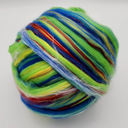 Multicolor Wool Blend - Red Eye Tree Frog Blend