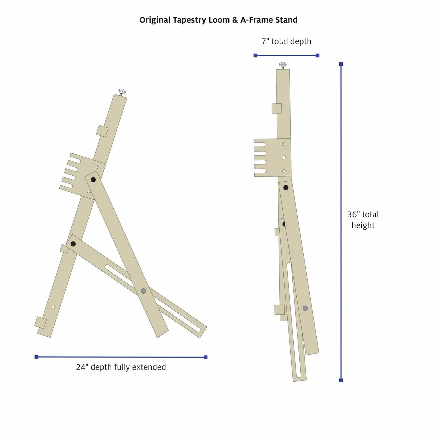 Schacht Tapestry Loom A-Frame Stand