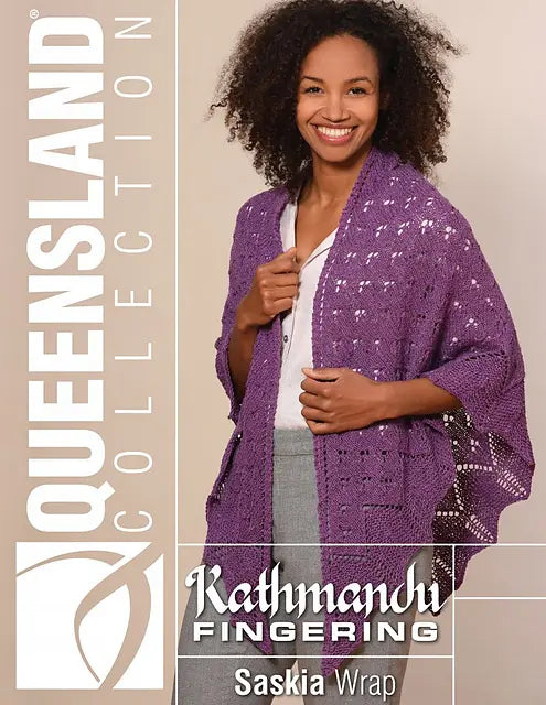 SASKIA WRAP Pattern by Queensland - Leaflet