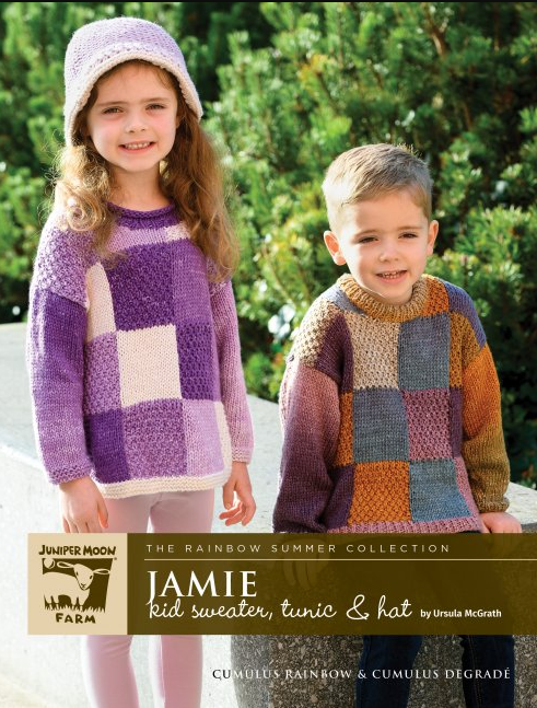 Screenshot of Jamie kid sweater, tunic & hat from Rainbow Summer Collection