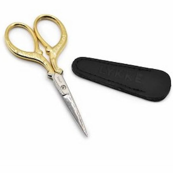 Lykke Scissors - 24K Gold Plated Embroidery Scissors at Jimmy Beans Wool