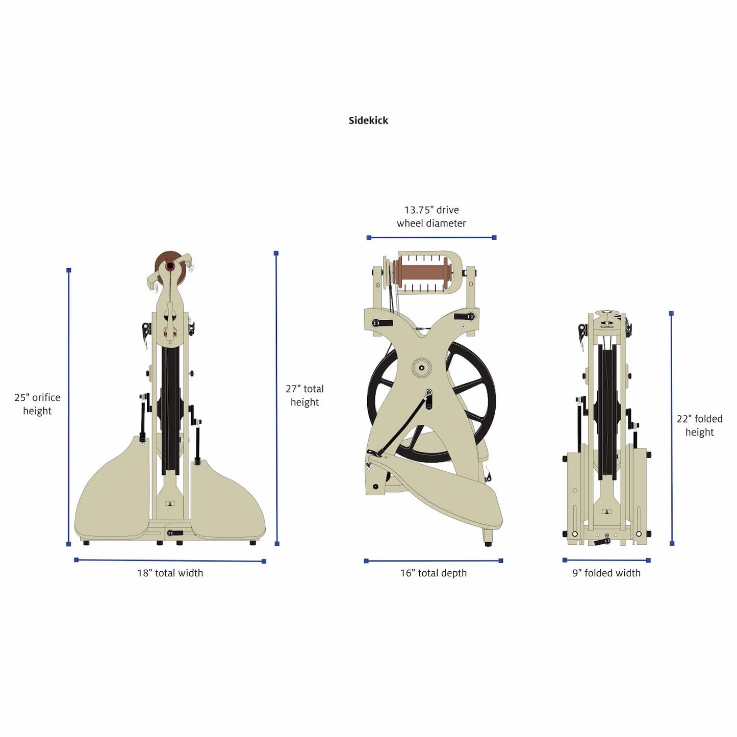 Schacht Sidekick Spinning Wheel