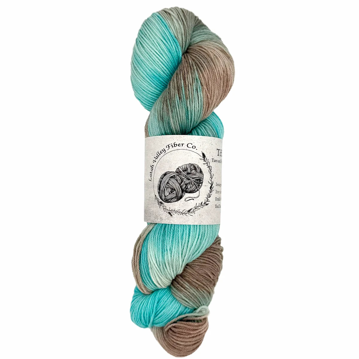 Snowy Palouse – Spokane Themed Merino/Nylon Fingering Yarn