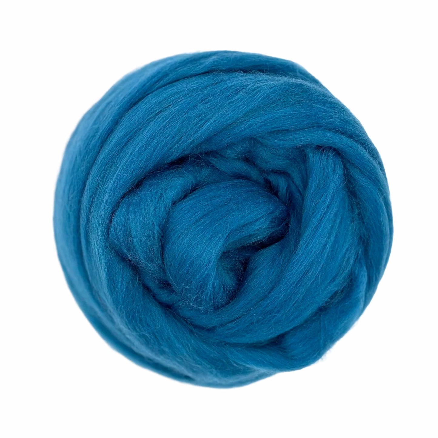 Paradise Fibers Solid Colored Merino Top - 39 Azure