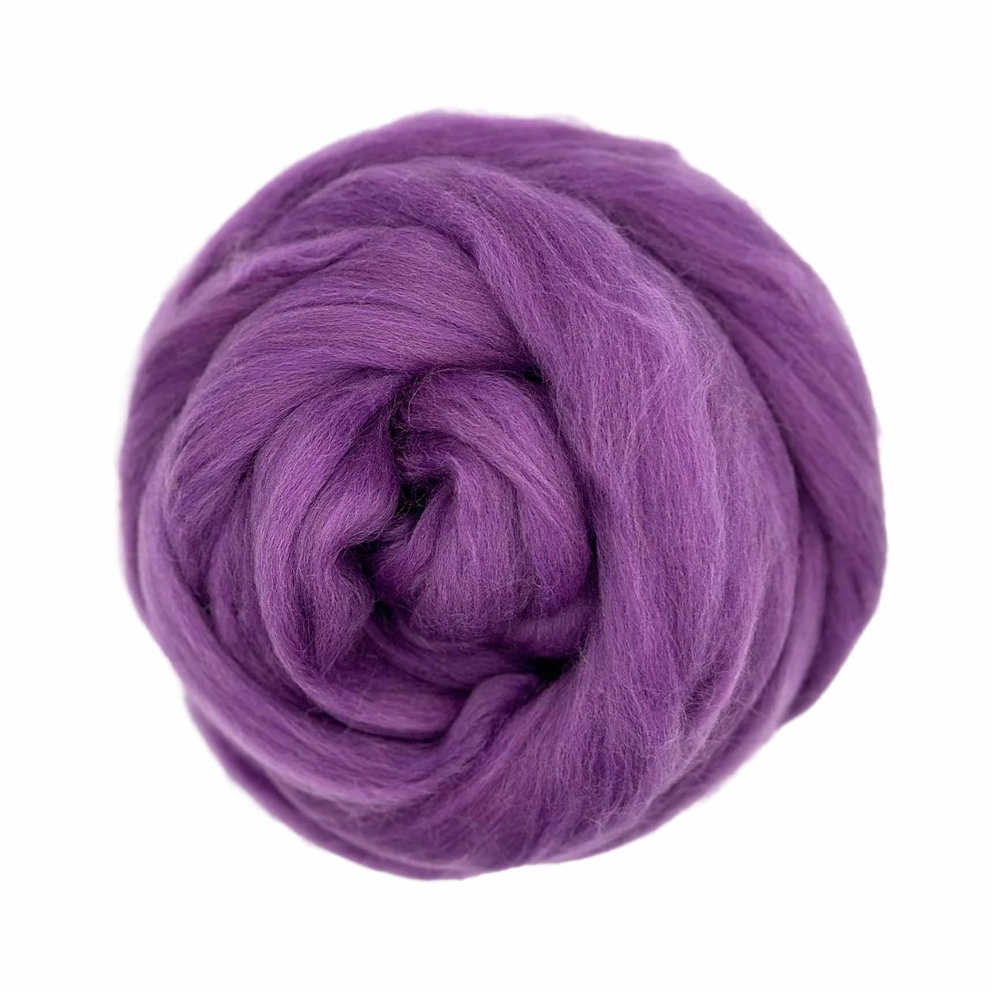 Paradise Fibers Solid Colored Merino Top - 50 Pomegranate