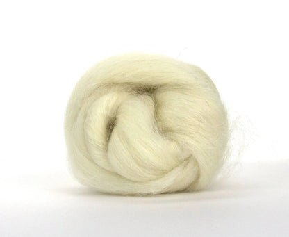 Paradise Fibers Icelandic Wool Top - White
